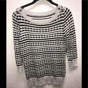 Gray & Black Sweater